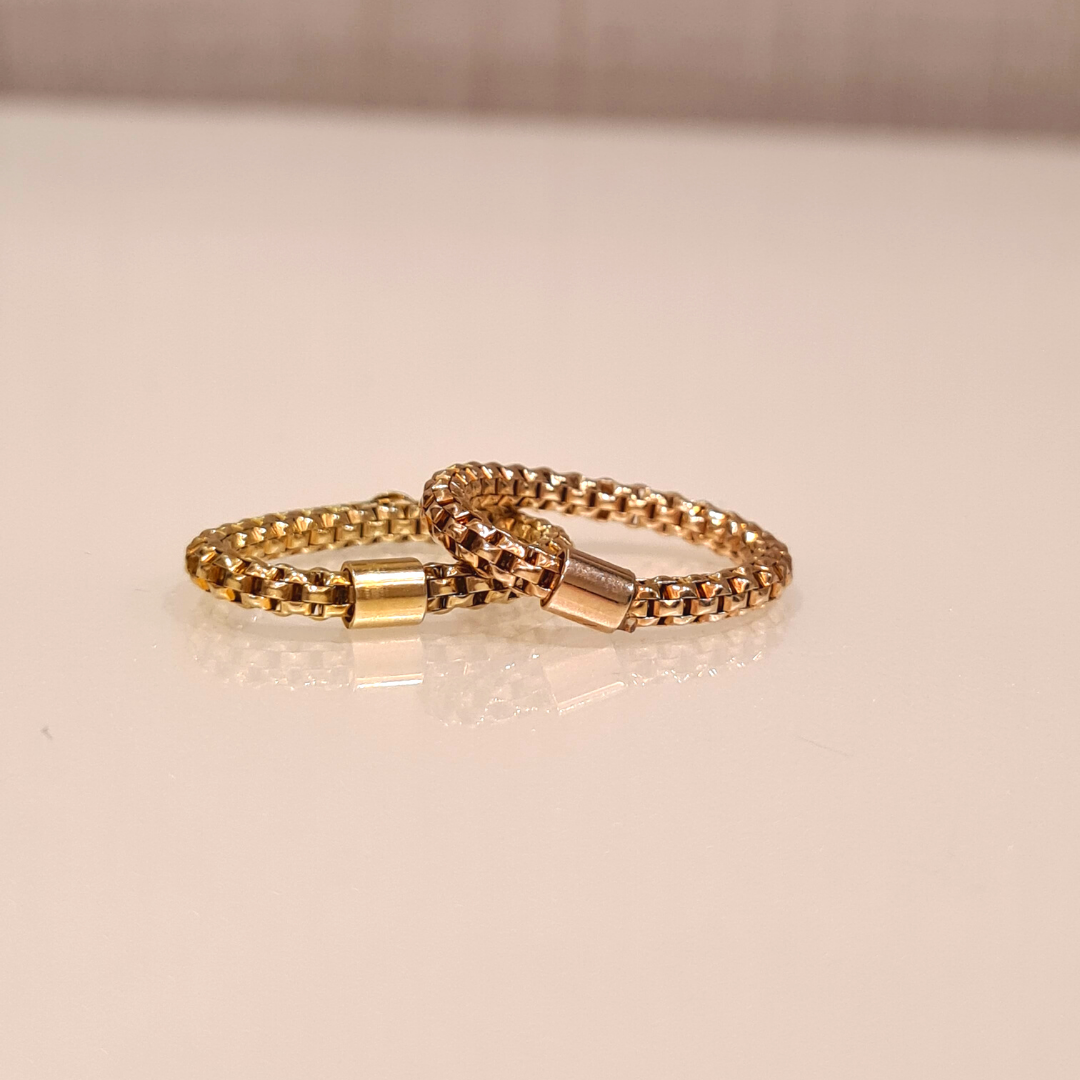Let’s Mesh! Ring (Rose-Gold Finish)