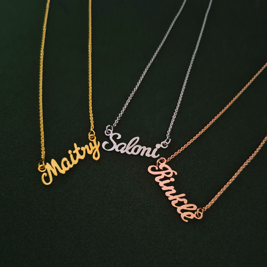 Name Pendant with Chain