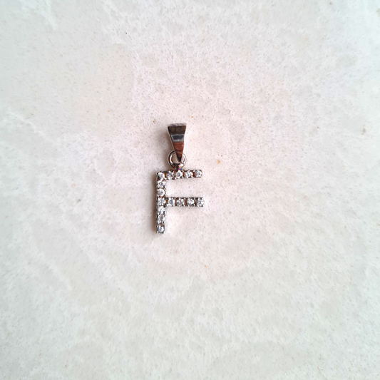 F Charm Pendant