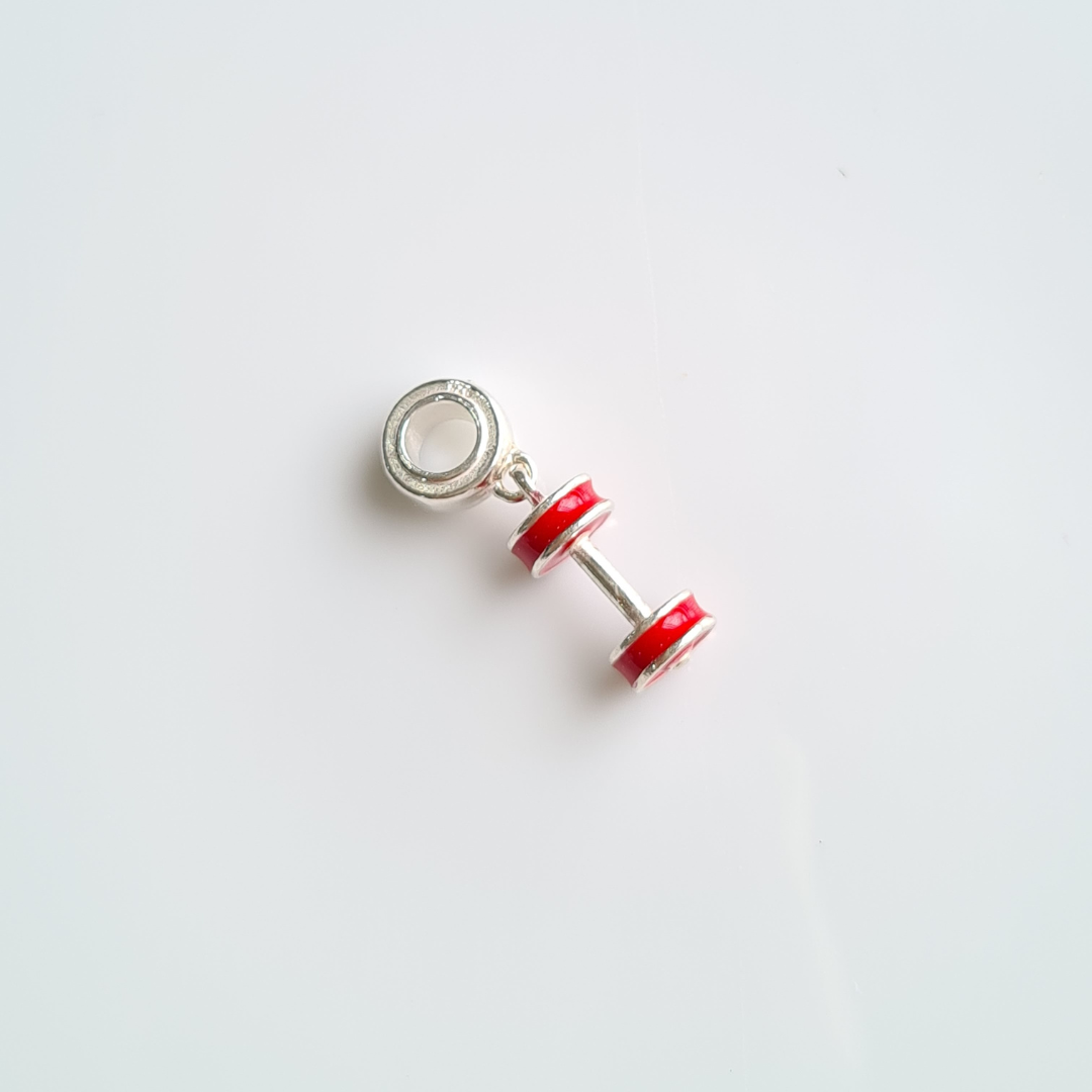 Dumbbell Charm Pendant