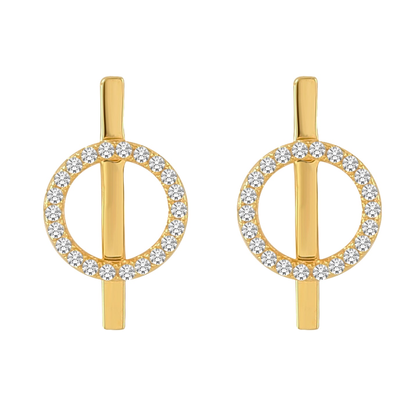 Wreath n Bar Earrings