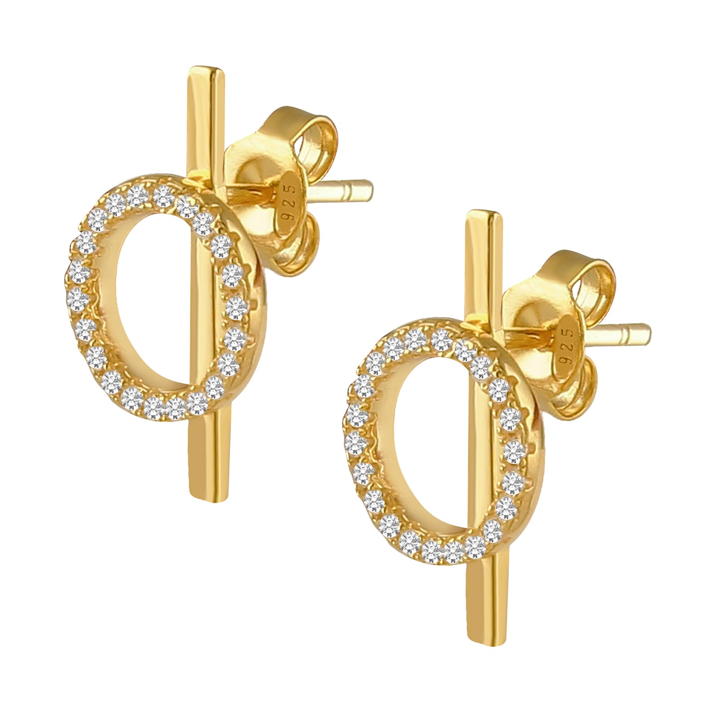 Wreath n Bar Earrings