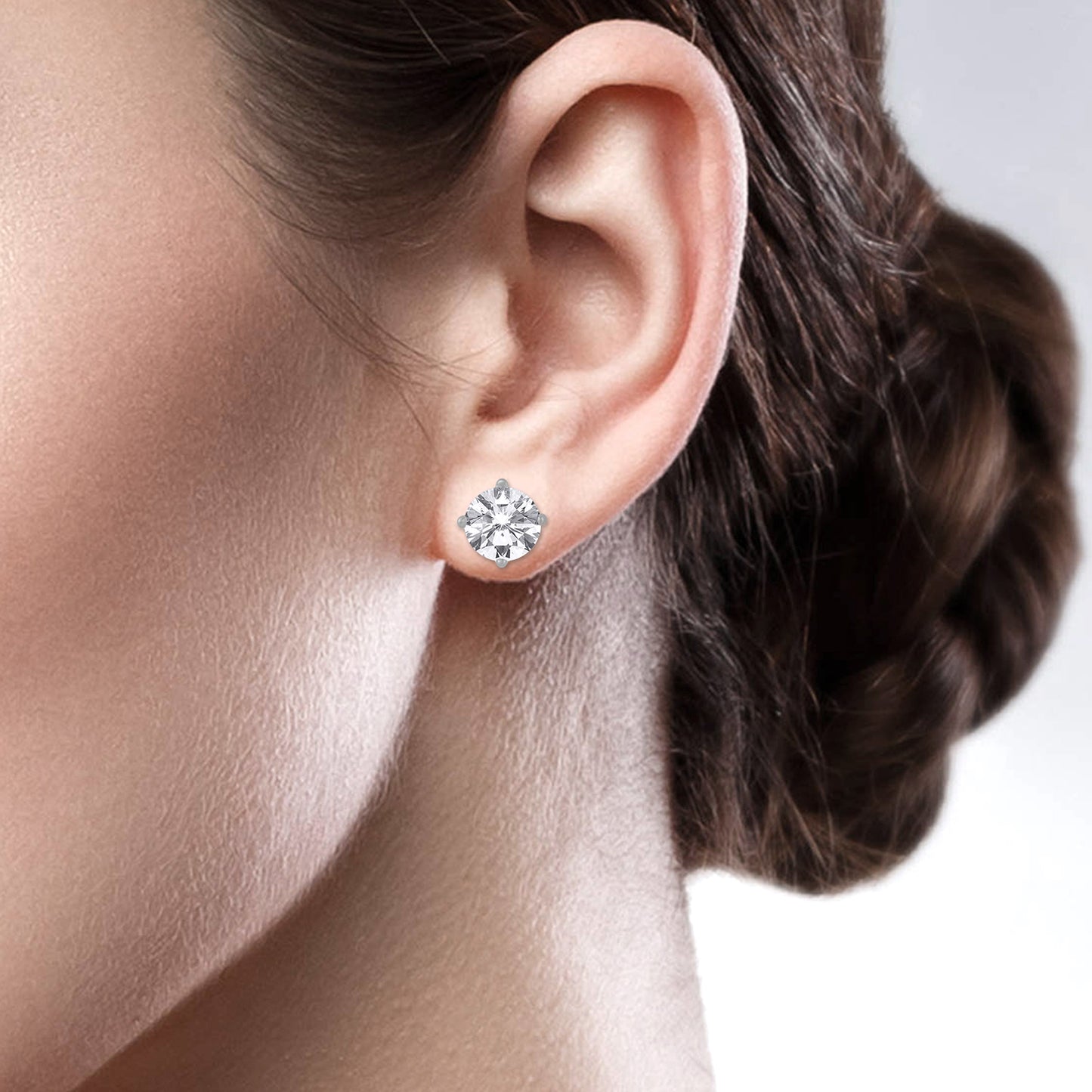 Treasure-in-my-Basket Studs (Rhodium Finish)