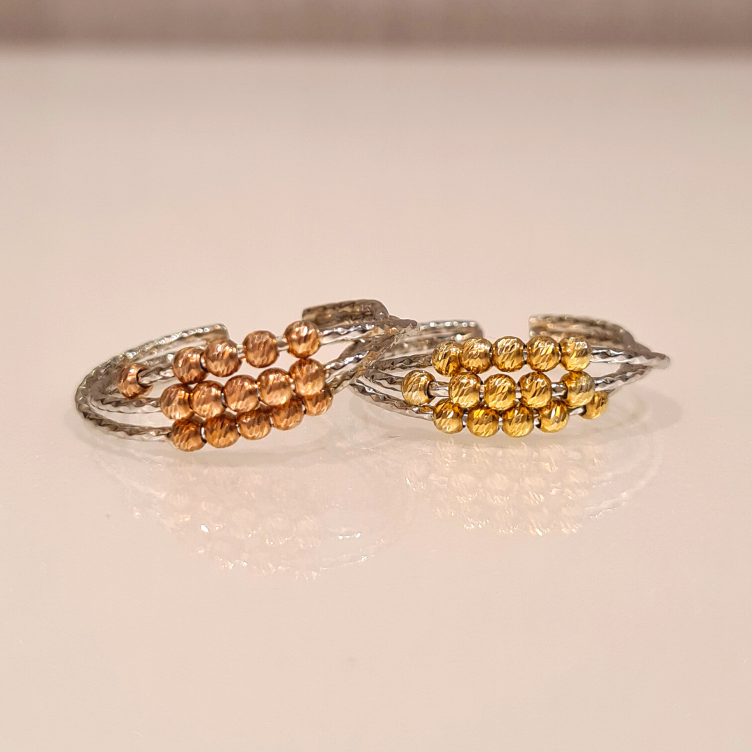 Balls Ring (Rose Gold)